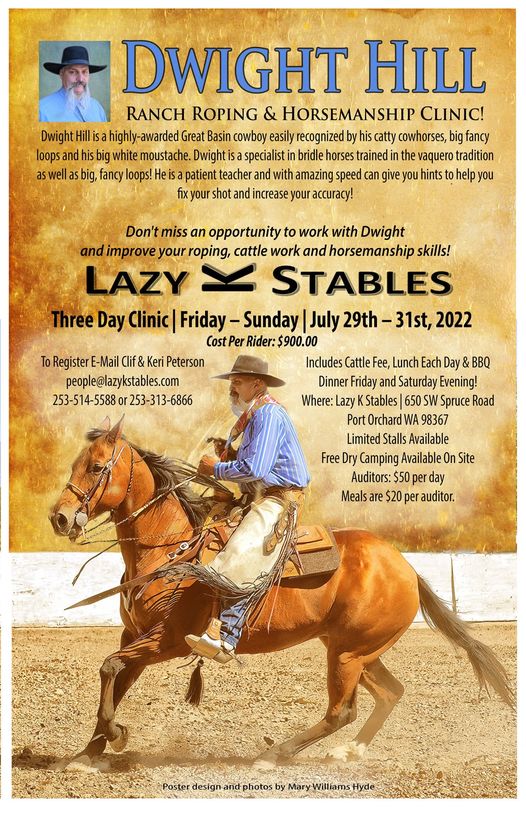Dwight Hill Ranch Roping clinic