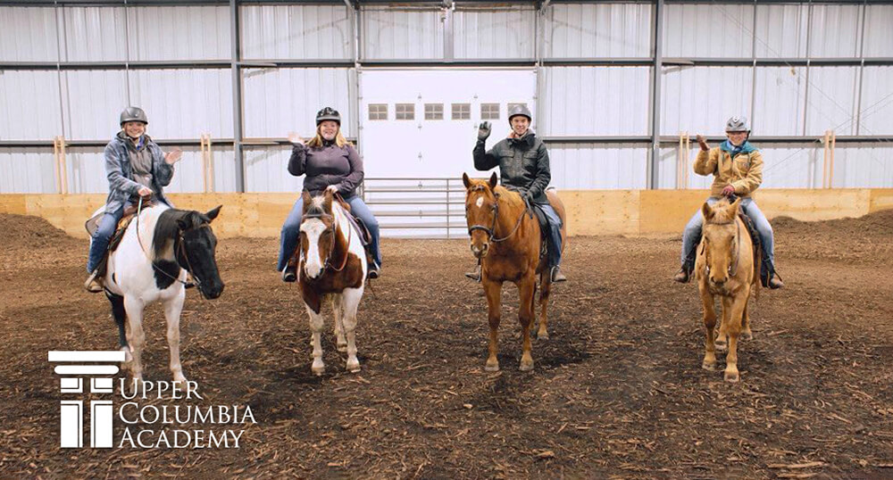 Horsemanship at Upper Columbia Academy - Growing Program for Youth at Spokane Area Boarding Academy
