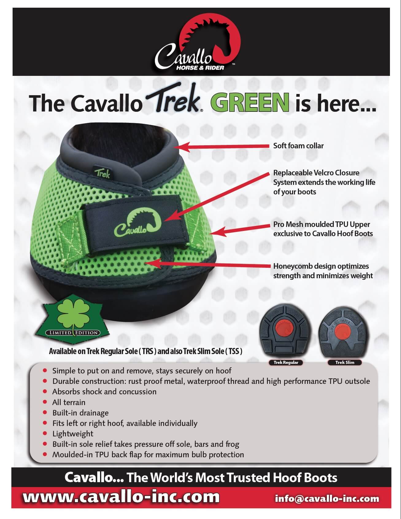 The Cavallo Trek GREEN is Here...