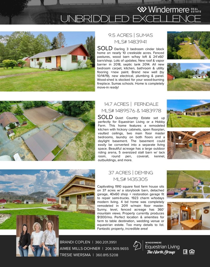 Jan 2020 Windermere Equestrian Living North Ad flyer The Northwest