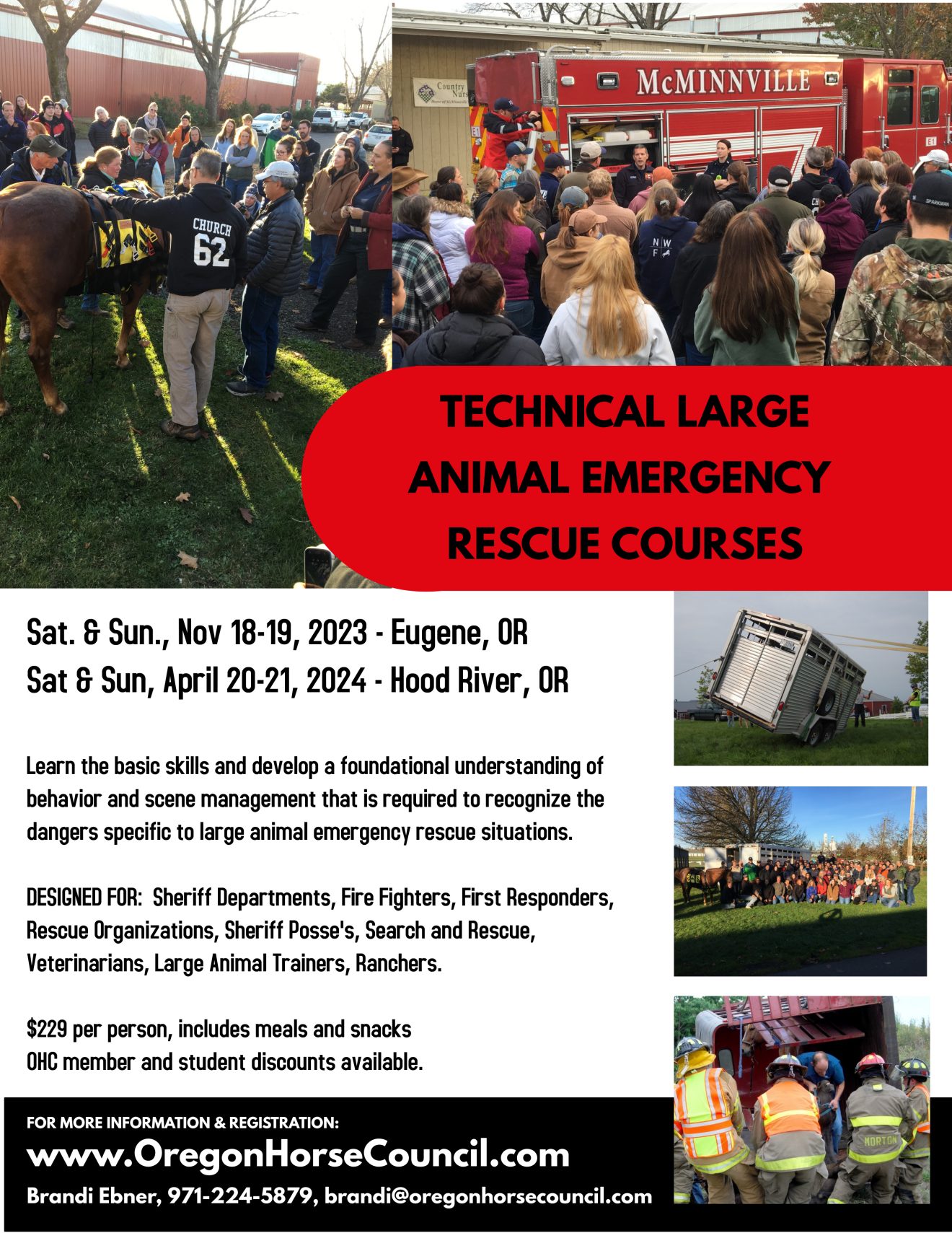 Technical Large Animal Emergency Rescue Course