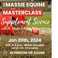 Supplement Science Masterclass with Massie Equine