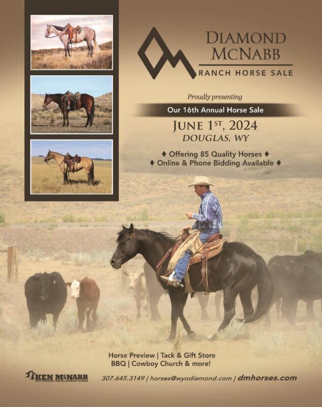 Diamond-McNabb Ranch Annual Horse Sale - June 1, 2024