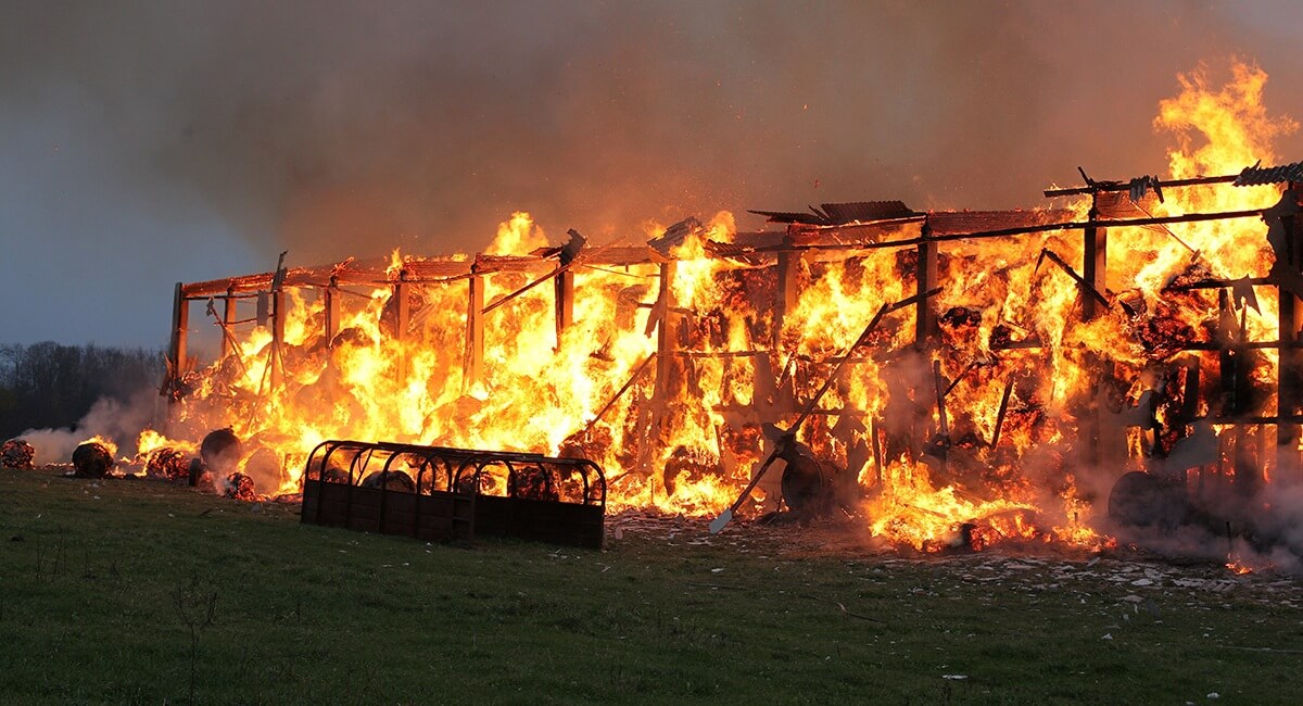 barn fire