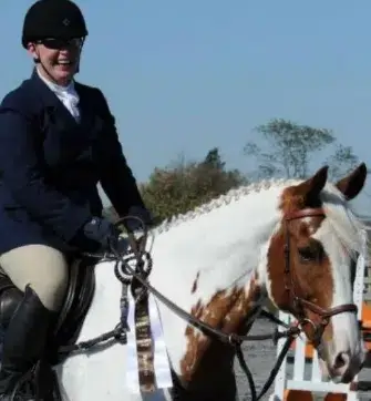 Chelsea and her horse Sherman